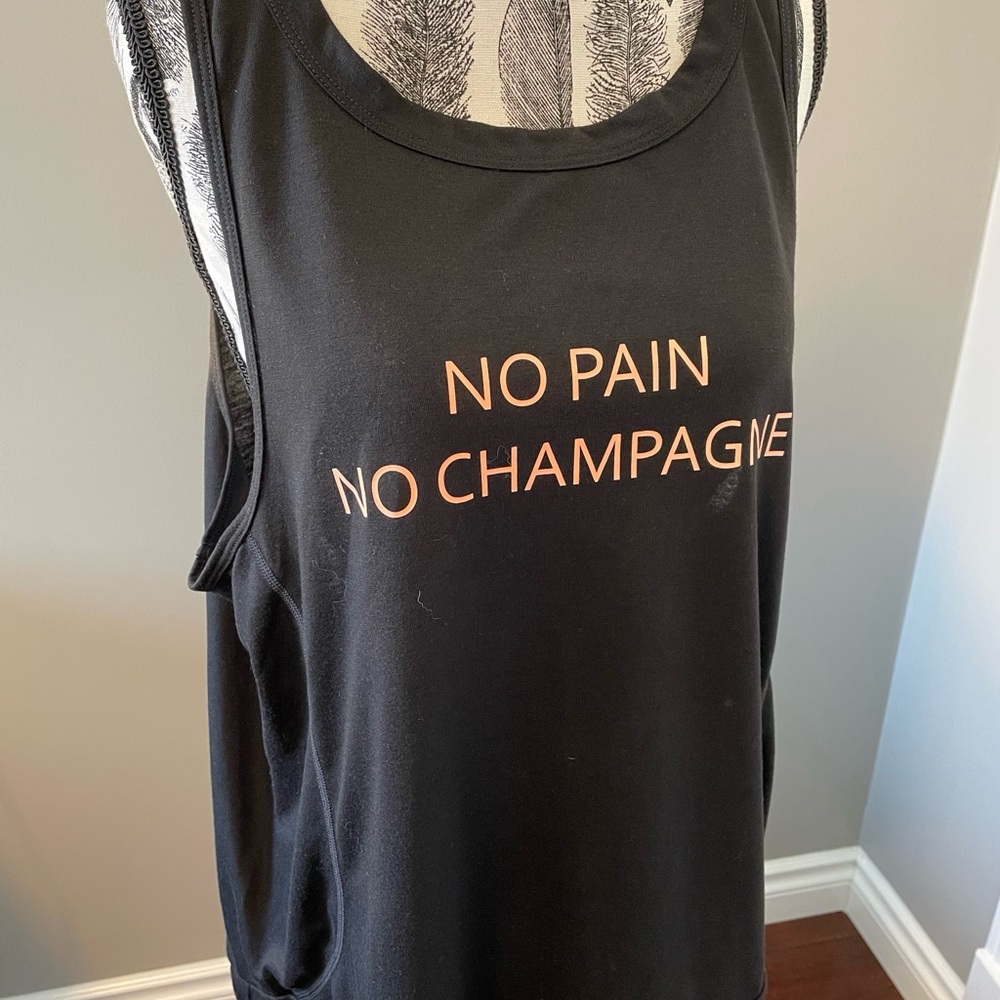 No Pain No Champagne 🍾 Workout Top